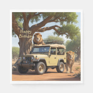 Safari Birthday Napkins