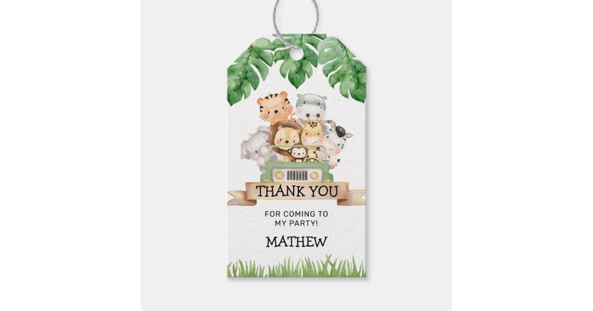 Peanuts Themed Party CUSTOMIZABLE Favor Tags Gift Tags Thank You