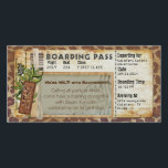 Safari Boarding Pass<br><div class="desc">A custom design for your Safari Themed Event</div>