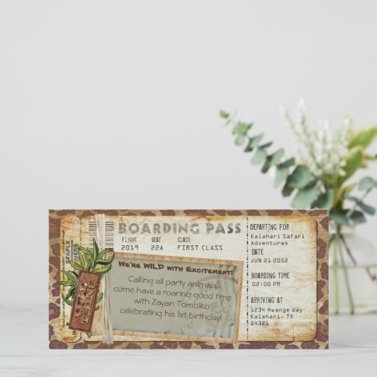 Safari Boarding Pass 2 (Standing Front)