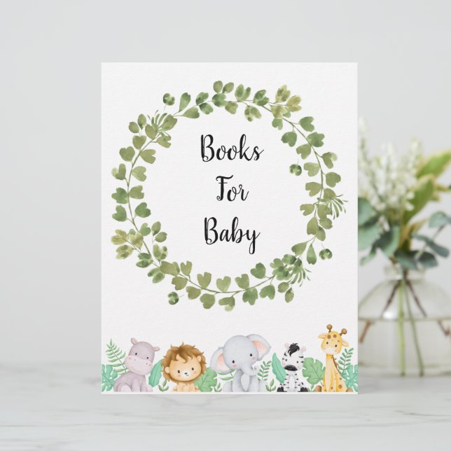 Safari Books for Baby Poster (Standing Front)