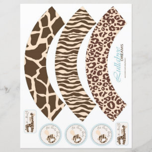 Safari Boy Cupcake Wrappers
