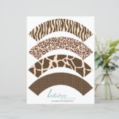 Safari Boy Cupcake Wrappers 2 (Standing Front)