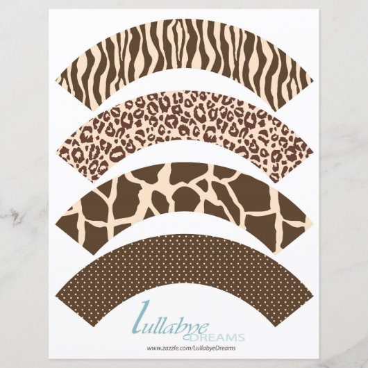 Safari Boy Cupcake Wrappers 2 (Front)
