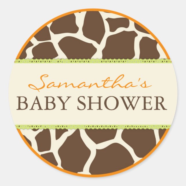 Safari Boy Orange Sticker D (Front)