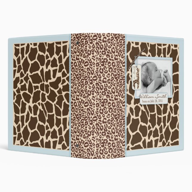 Safari Boy Photo Album Binder (Background)