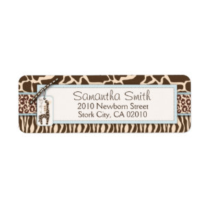 Safari Boy Return Label