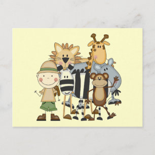 Safari Boy Tshirts and Gifts Postcard
