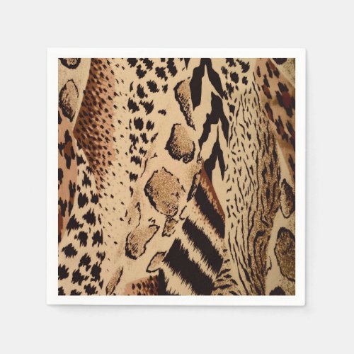 Safari Brown Napkins