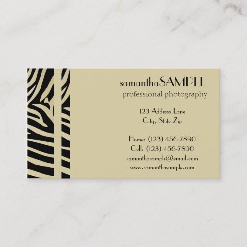 Safari Business Cards