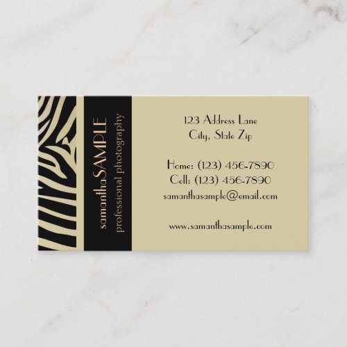 Safari Business Cards