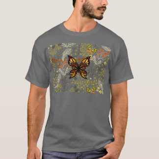 Safari Butterfly Pattern T-Shirt