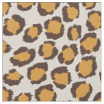 Safari chic bold neutral gold brown cheetah print fabric