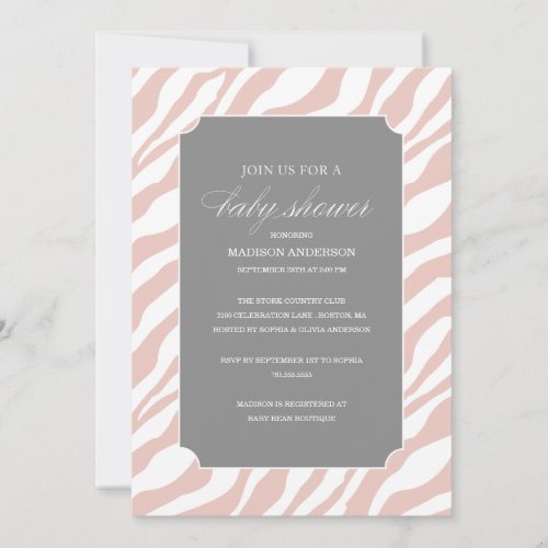 SAFARI CHIC SHOWER | BABY SHOWER INVITATIONS