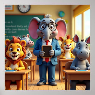 Safari Classroom - Back to School Poster