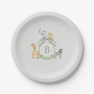 Safari Crest Paper Plates