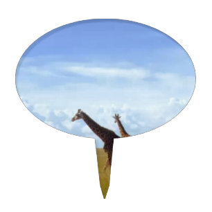 Safari Dining: Nairobi Park Home Kitchen Accessori Cake Topper