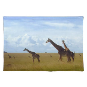 Safari Dining: Nairobi Park Home Kitchen Accessori Cloth Placemat
