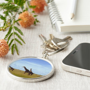 Safari Dining: Nairobi Park Home Kitchen Accessori Keychain