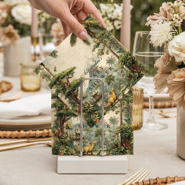 Safari Dino Baby Shower Napkins (Creator Uploaded)