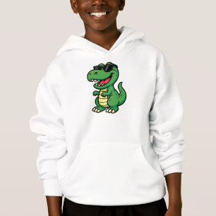 Safari dinosaur with Cool Shades Hoodie