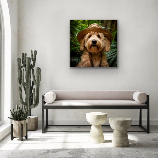 Safari Doodle Metal Art Print (Creator Uploaded)