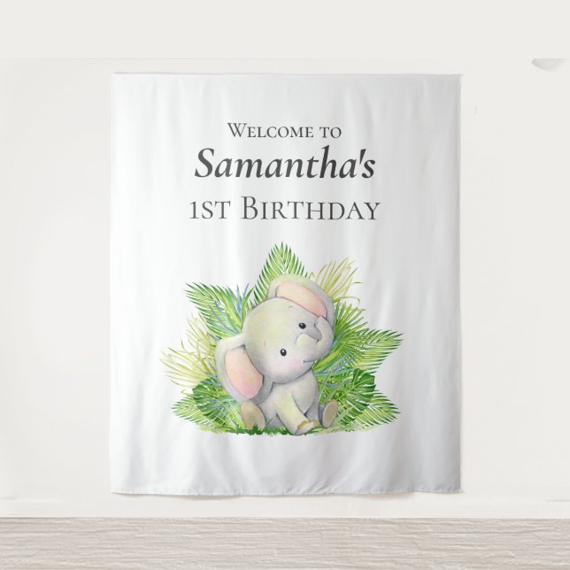 Safari Elephant Backdrop (Front)