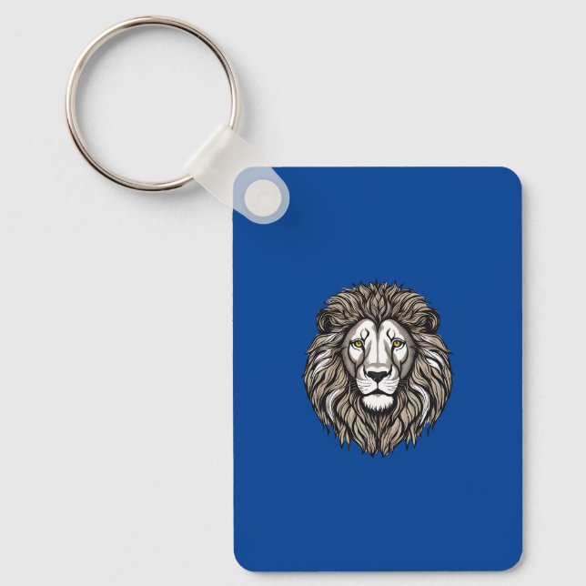 Safari Emblem Clip Keychain (Front)
