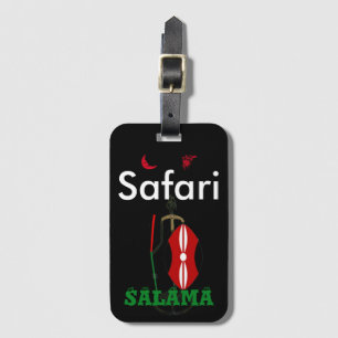 Safari for a Nice Day and a Better Night Luggage Tag