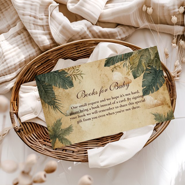 Safari Forest Creatures Books For Baby Enclosure Card (Creator Uploaded)