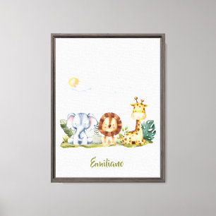 Safari Friends Canvas Print
