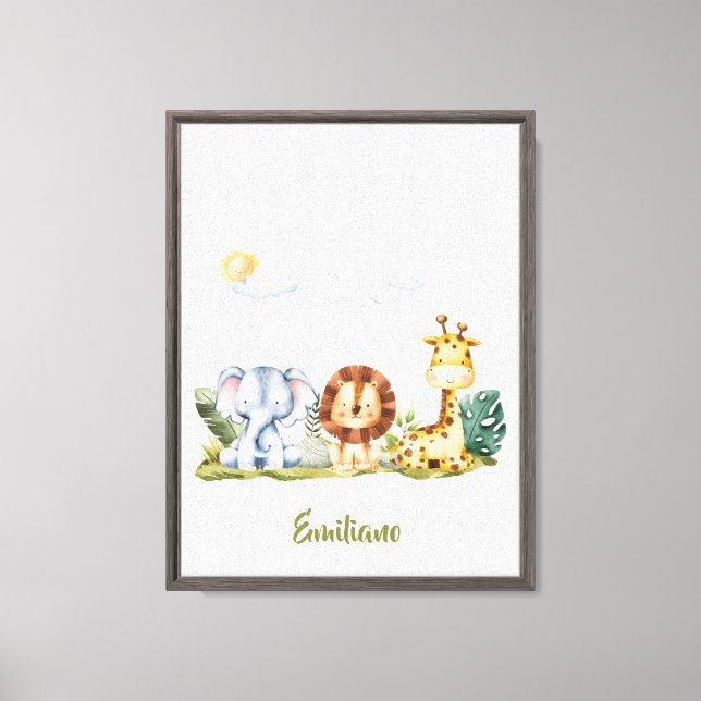 Safari Friends  Canvas Print (Front)