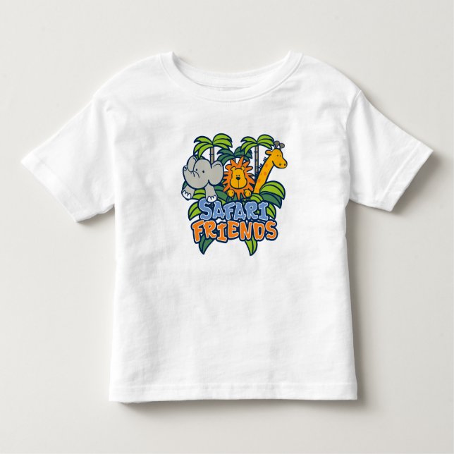 safari friends toddler t-shirt (Front)