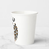 Safari Giraffe Birthday Two Wild Birthday Party Paper Cups | Zazzle