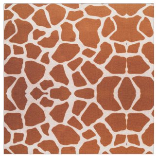 Safari Giraffe Pattern Fabric