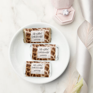 Safari Giraffe Print Hershey's Miniatures