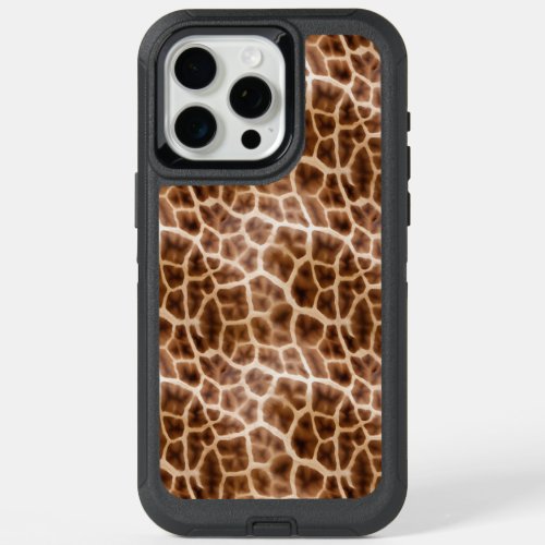 Safari Giraffe Print iPhone 15 Pro Max Case
