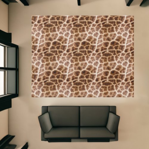 Safari Giraffe Print Rug