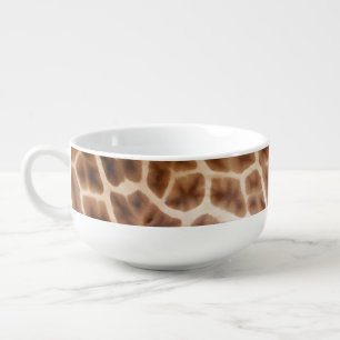 Safari Giraffe Print Soup Mug