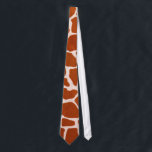 Safari Giraffe Print Tie<br><div class="desc">Walk on the wild side with this fun safari giraffe print tie.</div>