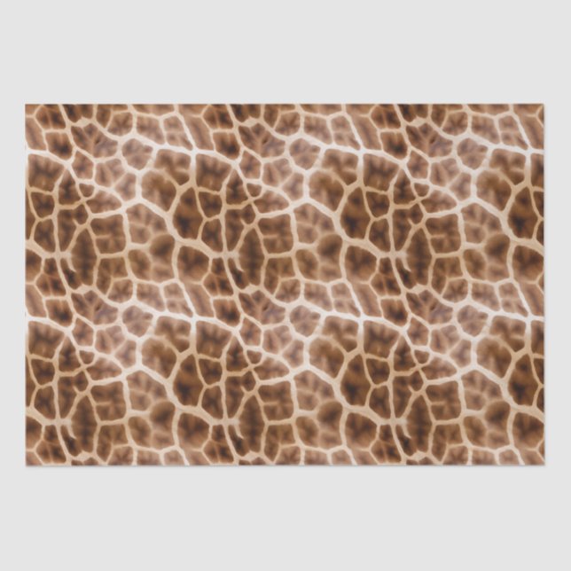 Safari Giraffe Print Tissue Paper (Front)