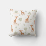 Safari Giraffe Throw Pillow