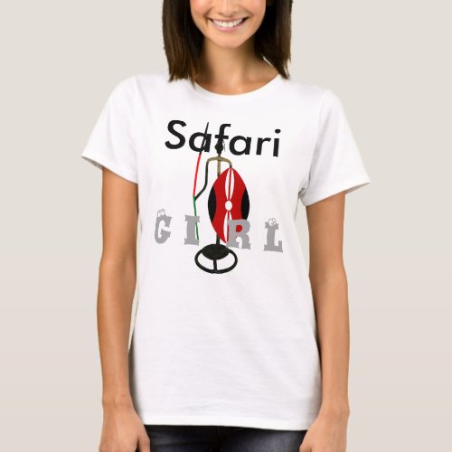 Safari Girl Kenya Hakuna Matata Tshirt