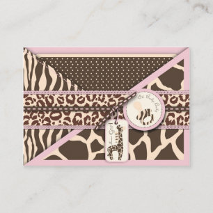 Safari Girl Reminder Notecard