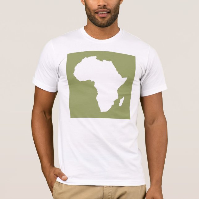 Safari Green Audacious Africa T-Shirt (Front)