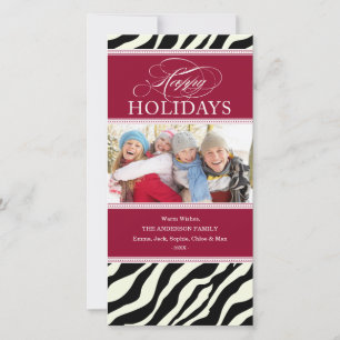 SAFARI HOLIDAY HOLIDAY PHOTO CARD