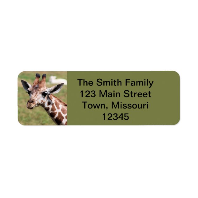 Safari in Des Moines Label (Front)