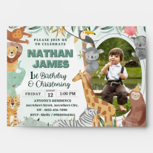 Safari Invitation Envelope