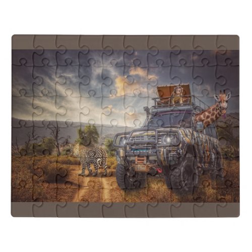 Safari Jeep Jigsaw Puzzle