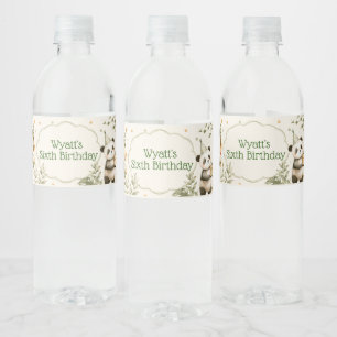 Safari Jungle Animal Birthday   Party Animals Water Bottle Label